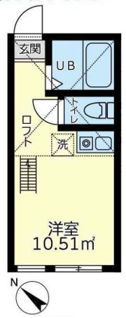ユナイト日の出ゴルゴンゾーラの間取り画像