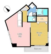 本町ロータリーマンションの間取り画像