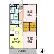 コンフォール瑞江Ⅴ・Ⅵ Ⅵの間取り画像