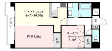 ロイヤルアネックス喜与町の間取り画像