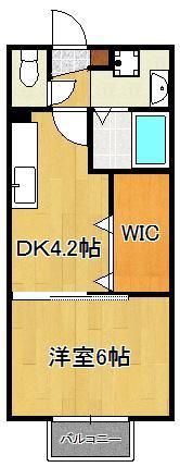 ファープレイス小倉西A棟の間取り画像