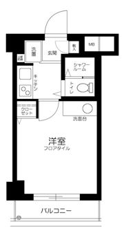 ジェイシティ渋谷の間取り画像