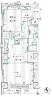 アール・ケープラザ横浜関内の間取り画像