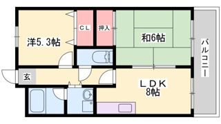 エトワール長尾の間取り画像