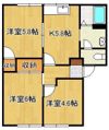 アーバン十字路A棟の間取り画像