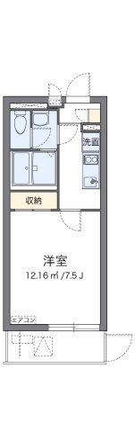 クレイノ浪華Ⅵの間取り画像