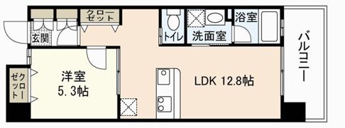ルーベル楠木の間取り画像