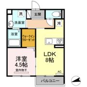 フローラル五月が丘 B棟の間取り画像