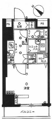 スカイコート田端第3の間取り画像