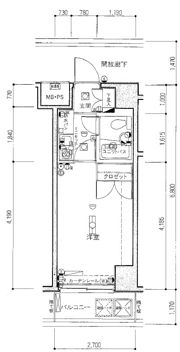 ステージファースト武蔵小山の間取り画像