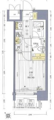 ヴァレッシア武蔵関駅前シティの間取り画像