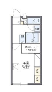 レオパレスYouYou早島の間取り画像
