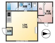 プチアンジュの間取り画像