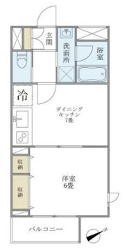 WELL House東大井の間取り画像