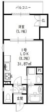 クリエオーレ牧野本町の間取り画像