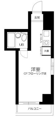 スカイコート中目黒の間取り画像