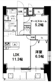 メゾンドアーク南大井の間取り画像