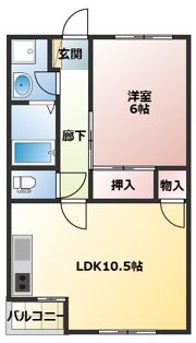 アンフルラージュの間取り画像