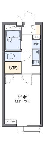 レオパレスブルーシャインの間取り画像