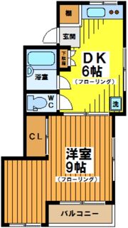 ジョイハイツの間取り画像