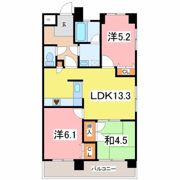 信開ベルシー城東の間取り画像