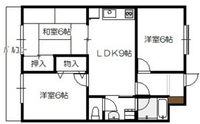 メゾン隅の浜の間取り画像