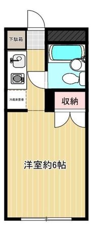 コンフォート西久保の間取り画像