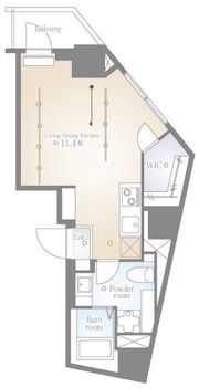 サクラスプリング高輪の間取り画像