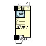 ﾗ･ﾊﾟﾙﾌｪﾄﾞ･ﾌｨﾈｽ 1203号の間取り画像