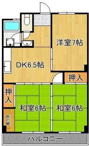 リバーサイドプリンセス篠崎の間取り画像
