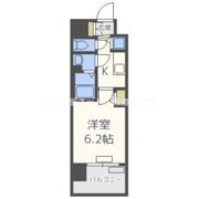 プレサンス南森町駅前の間取り画像