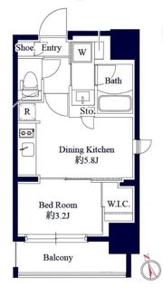 GRAN PASEO八丁堀Ⅱの間取り画像