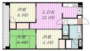 アイヒルズ松山の間取り画像