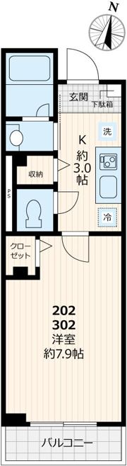 セゾンドミールの間取り画像