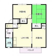 サンハイム北田の間取り画像