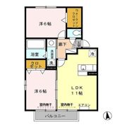 ラ･プランタン Bの間取り画像