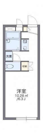 レオパレスアルカディアの間取り画像