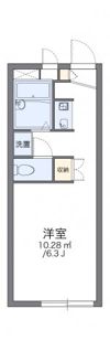 レオパレスアルカディアの間取り画像