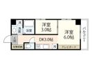 ノーブル平和大通りの間取り画像