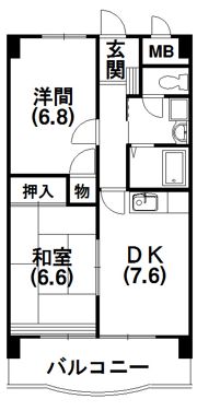 クレールトヨダの間取り画像