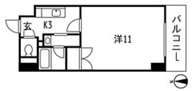 ヴィラくすの木の間取り画像