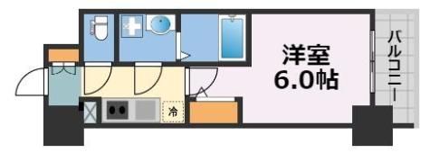 エスリード大阪フェリスの間取り画像