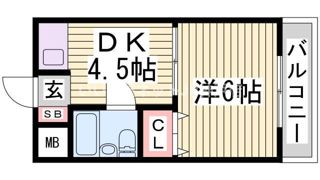 パレルミエール神戸の間取り画像