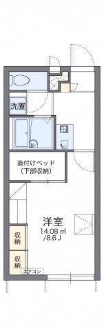 レオパレスおいしの間取り画像