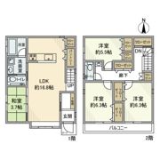 上用賀戸建の間取り画像