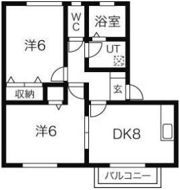 アミティ植田C棟の間取り画像