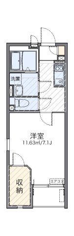 レオネクストアベニール麻生Ⅱの間取り画像