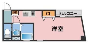 エルミタージュ難波南Ⅱの間取り画像