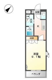 コーポJINの間取り画像