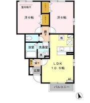 セゾン･フルベールモンド Aの間取り画像